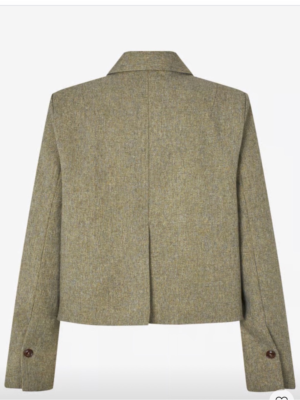 Baum und pferdgarten Tailored Olive Wide-Leg Pantsuit blazer and pants size 4 - Picture 4 of 10